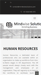 Mobile Screenshot of mindwisesolutions.com