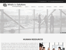 Tablet Screenshot of mindwisesolutions.com